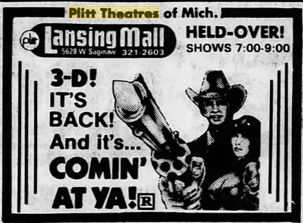 Lansing Mall Theatre - 1982 Ad (newer photo)